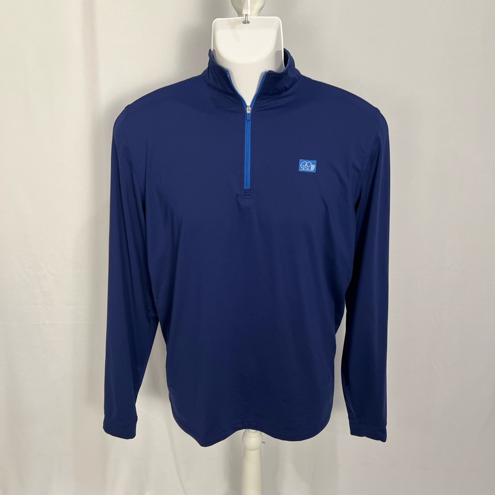 GoodGood Golf Performance Quarter Zip in Navy